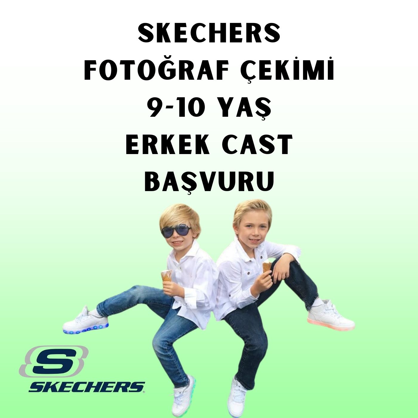 Skechers Fotoğraf Çekimi 9-10 Yaş Erkek Cast