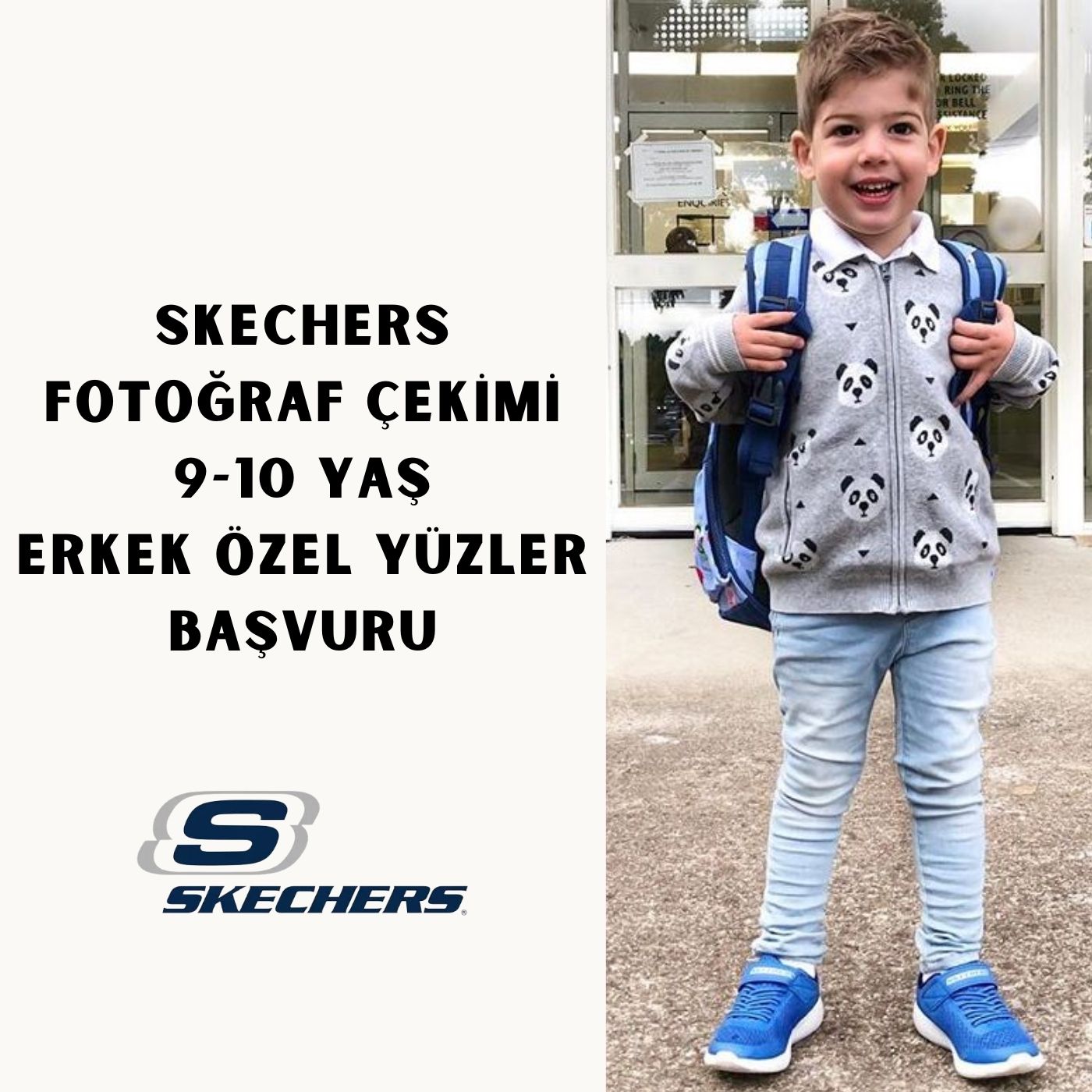 Skechers Fotoğraf Çekimi 9-10 yaş erkek özel yüzler