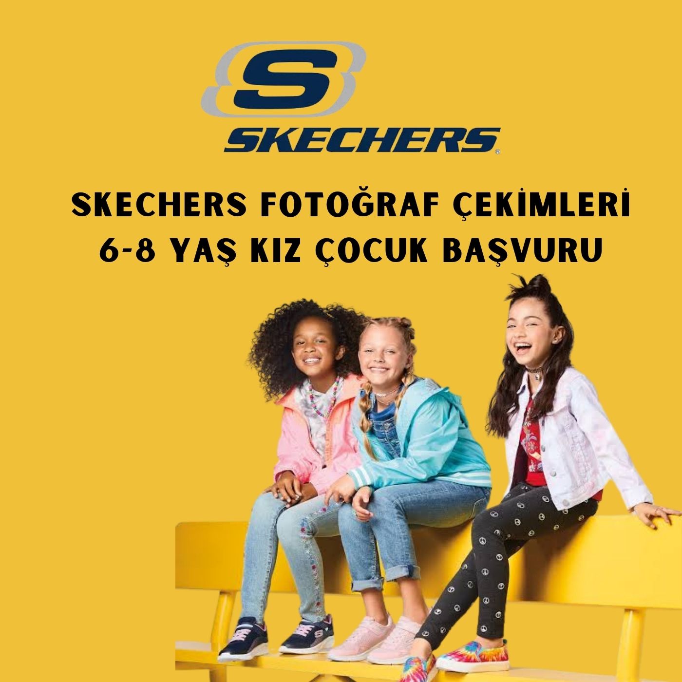 Skechers Fotoğraf Çekim 6-8 Yaş Celebrity Kız Çocuk Sunum