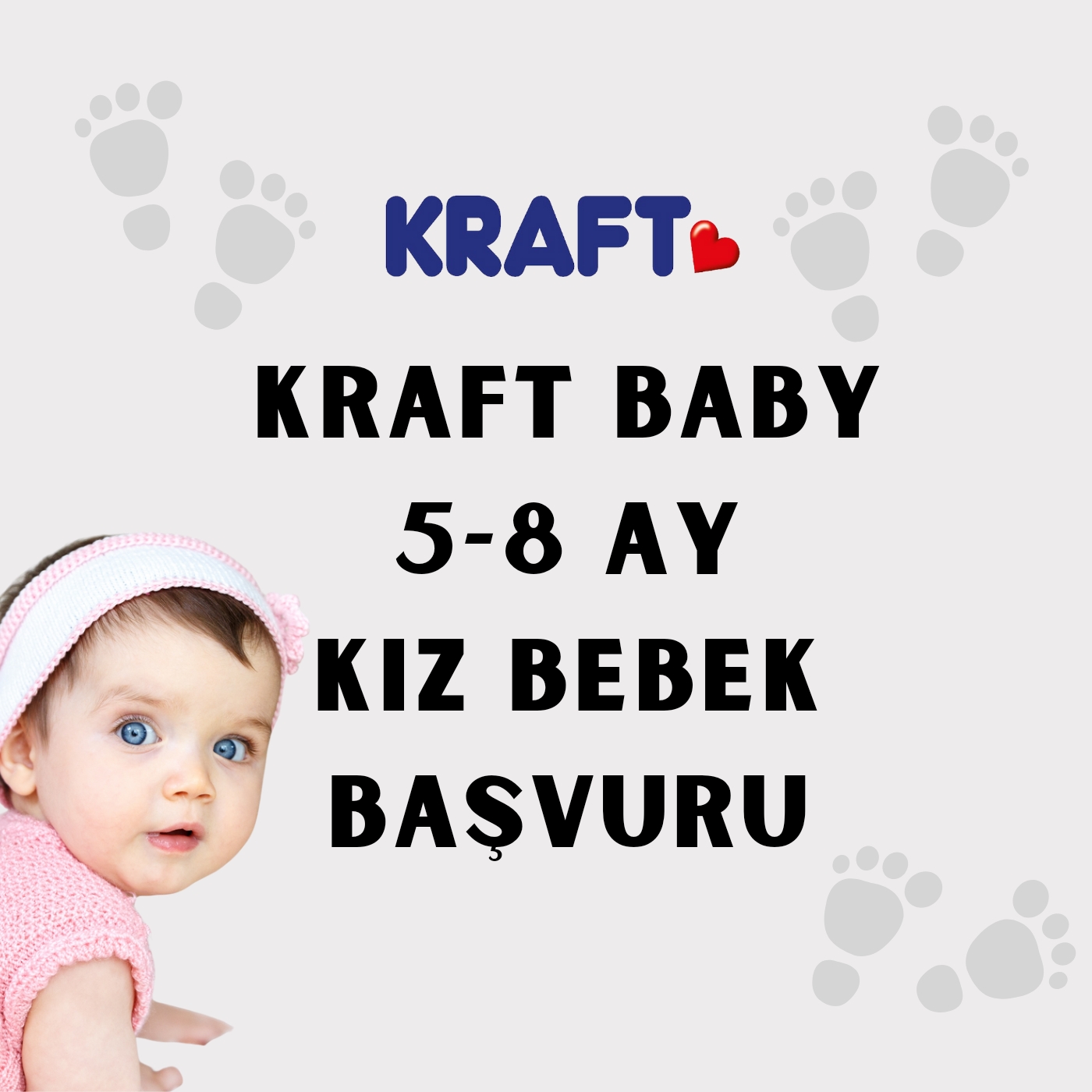 Kraft Baby 5-8 aylık kız bebek